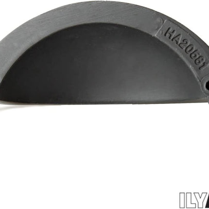 Oil Rubbed Bronze Kitchen Cabinet Pulls - 3 Inch Hole Center Bin Cup Drawer Handles - 5 Pack of Kitchen Cabinet Hardware