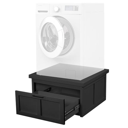 Washer and Dryer Stand - 28x28x16 in. Universal Laundry Pedestal, with Drawer - Washing Machine Base Compatible with Samsung, LG, GE, Maytag