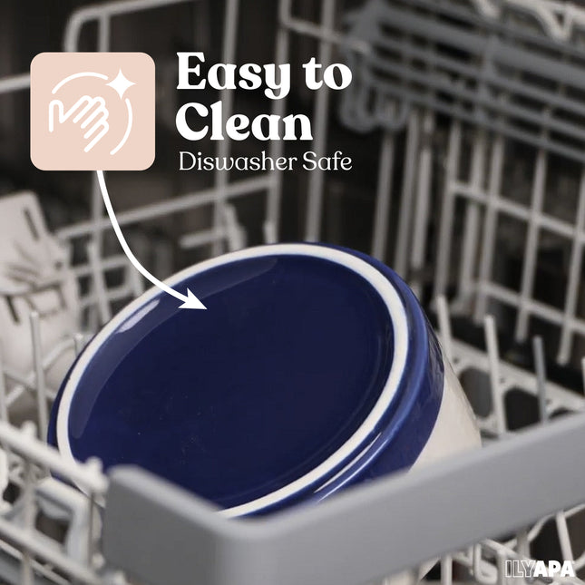 Ceramic Dog Bowls - Elevated for Medium Sized Pet with Raised Food and Water Set - Green Double 6 inch, 28 Oz Bowls & 13x6.3x5.5 Wooden Stand