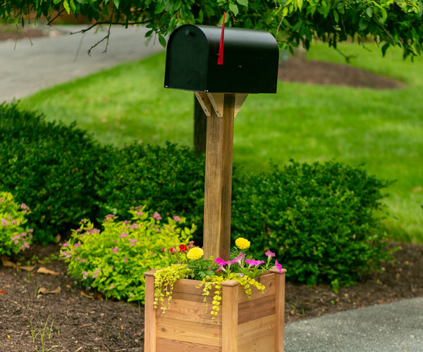 Meatl Mailbox And Plant Stand Combination,Mailboxes For Outside With
