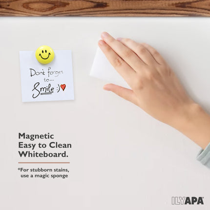 2 in 1 A Frame Sign Holder and Whiteboard Sign - Dual Sided Magnetic Sandwich Board - Display for Businesses Outdoor - 28x41 - Barnwood Brown