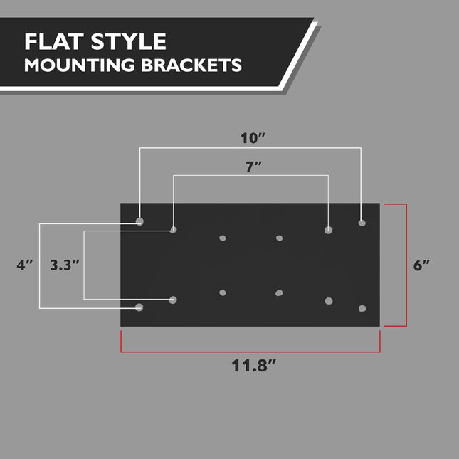 Double Mailbox Post for Outside - 43x4x4 inch Black Metal Dual Mailboxes Post for Outside with Universal Mounting Bracket Plate