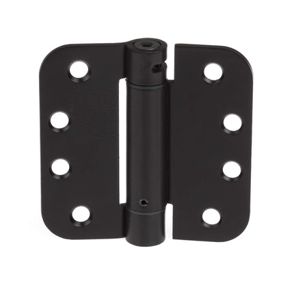 Self Closing Door Hinges, 2 Pack, Oil Rubbed Bronze - 4x4 Inch Interior Spring Hinges for Doors