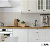 Flat Black Kitchen Cabinet Knobs - Round Ringed Drawer Handles - 25 Pack of Kitchen Cabinet Hardware