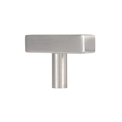 Satin Nickel Kitchen Cabinet Knobs, 10 Pack, Square T-Knob Drawer Pull Handle