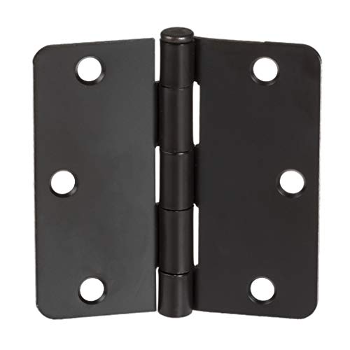 18 Pack of Door Hinges - 3 ¬¨Œ© x 3 ¬¨Œ© Inch Interior Hinges for Doors with 1/4" Radius Corners