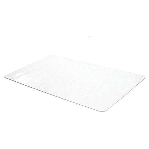 Office Desk Mat Clear Textured - 36 x 20 Inch Plastic Computer Pad for Desk