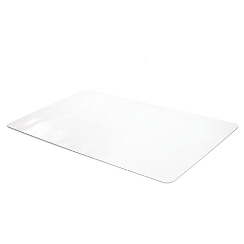 Office Desk Mat Clear Textured 36 x 20 Inch Plastic Computer Pad for