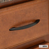 Black Kitchen Cabinet Pull Handles - 3.75 Inch Hole Center Hole Center Handle Pulls - 25 Pack of Kitchen Cabinet Hardware