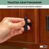 Black Kitchen Cabinet Knobs, 10 Pack - T-Knob Drawer Pull Handle Hardware