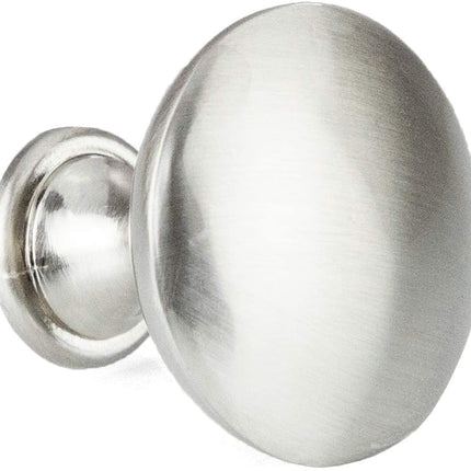 Ilyapa Satin Nickel Kitchen Cabinet Knobs - Round Drawer Handles - 10 Pack of Kitchen Cabinet Hardware