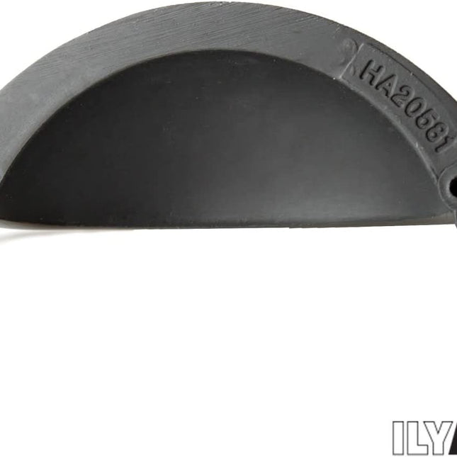 Oil Rubbed Bronze Kitchen Cabinet Pulls - 3 Inch Hole Center Bin Cup Drawer Handles - 5 Pack of Kitchen Cabinet Hardware