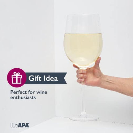 Ilyapa Extra Large 1.5 Gallon Wine Glass - Kitchen Bar Display Wine Holder Giant Drink Glass