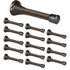 15 Pack Spring Door Stops, Oil Rubbed Bronze - 3 ¬¨¬∫ Inch Heavy Duty Door Stop - Traditional Spring Door Stop with Rubber Bumper