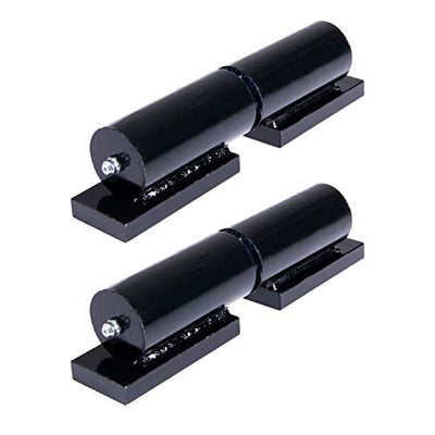 Ilyapa Heavy Duty Barrel Hinges, 2 Pack - 7 Inch Black Cold Rolled Steel Weld On Hinges for Trailer Gate or Ramp