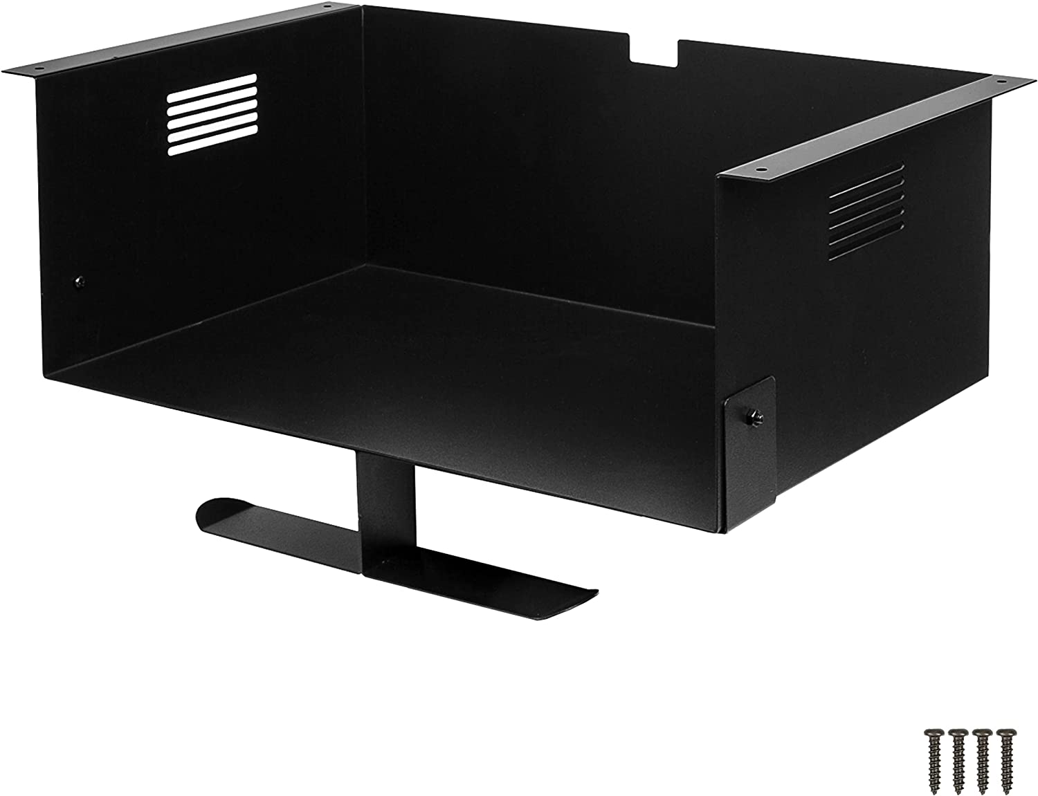 Under Desk Computer Mount with 360 Degree Swivel - CPU Holder for