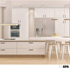 Black Kitchen Cabinet Handles - 3.75 Inch Hole Center Bar Pulls - 10 Pack of Kitchen Cabinet Knob Hardware