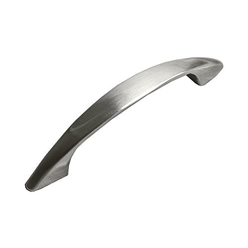 Satin Nickel Kitchen Cabinet Pull Handles - 3 Inch Hole Center Handle Pulls - 10 Pack of Kitchen Cabinet Hardware