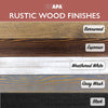 Ilyapa Window Frame Wall Decor 2 Pack - 18x22" Rustic Black Wood