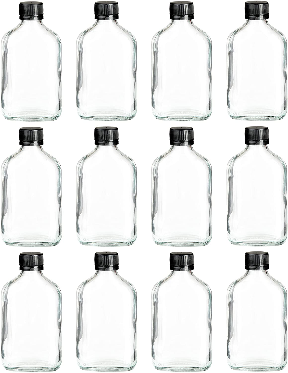 Ilyapa Glass Juice Shot Bottles Pack of 8 - 4oz On The Go Beverage Sto -  ilyapa