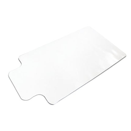 Ilyapa Heavy Duty Office Chair Mat with Lip, 30 x 48 Inches - Clear, Durable PVC Chair Mat for Hardwood Floors - Protective Floor Mat for Office, Computer Desk Chair Mat