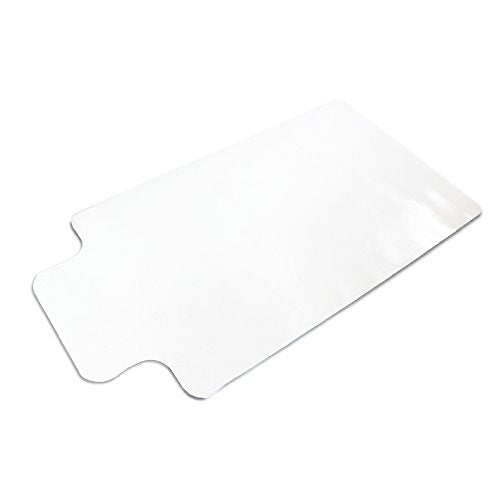 Ilyapa Heavy Duty Office Chair Mat with Lip, 36 x 48 Inches - Clear, Durable PVC Chair Mat for Hardwood Floors - Protective Floor Mat for Office, Computer Desk Chair Mat