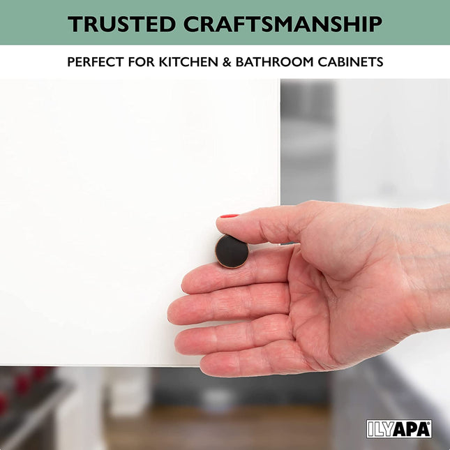 Oil Rubbed Bronze Kitchen Cabinet Knobs- Minimalist Cylindrical Whistle-10 Pack