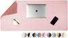 Office Desk Mat, Double Sided Blush & Mauve - 36 x 17 Inch Leather Style Computer Pad for Desk