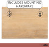 Wood Key and Mail Holder with Shelf - Rustic Barnwood Wall Mount Mail Organizer & Key Rack, Decorative