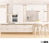 Satin Nickel Kitchen Cabinet Handles - 3.75 Inch Hole Center Bar Pulls - 10 Pack of Kitchen Cabinet Hardware
