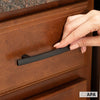 Oil Rubbed Bronze Kitchen Cabinet Pulls - 3.75 Inch Hole Center Curved Pull Handle Bar - 25 Pack of Kitchen Cabinet Hardware