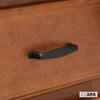 Black Cabinet Handles - 3 Inch Hole Center Modern Drawer Pulls - 25 Pack of Kitchen Cabinet Hardware