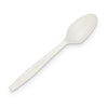 250 Compostable Spoons - Heavyweight Biodegradable Spoon Set - Bulk Disposable Cutlery for Party or Wedding