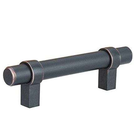 Oil Rubbed Bronze Kitchen Cabinet Pulls - 3 Inch Bar - 10 Pack of Kitchen Cabinet Hardware