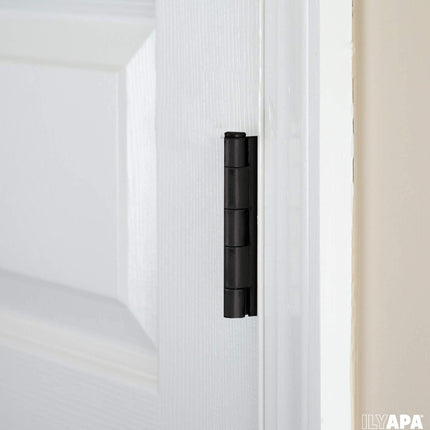 18 Pack of Door Hinges Oil Rubbed Bronze - 4x4 Inch Interior Hinges for Doors with 5/8" Radius Corners