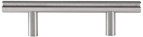 Satin Nickel Kitchen Cabinet Pulls - 3 Inch Bar - 25 Pack of Kitchen Cabinet Hardware