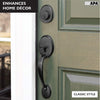Ilyapa Front Entry Door Handle Set with Deadbolt - Classic, Matte Black