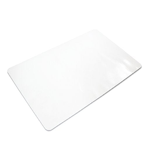 Ilyapa Large, Heavy Duty Office Chair Mat, 47 x 59 Inches - Clear, Durable PVC Chair Mat for Hardwood Floors - Protective Floor Mat for Office, Computer Desk Chair Mat